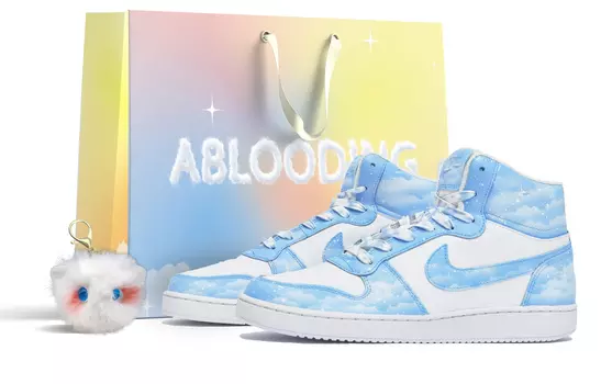 Женская обувь для скейтбординга Nike EBERNON, Sky Blue