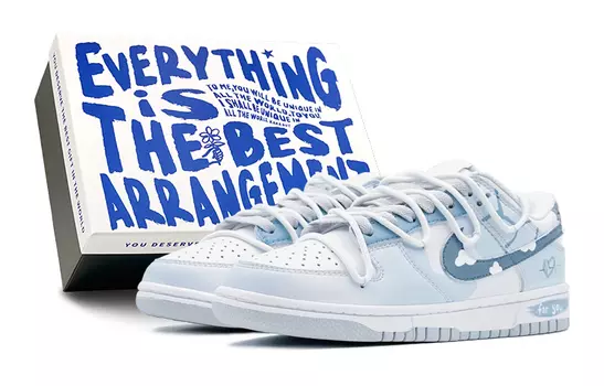 Женская обувь для скейтбординга Nike, Light Blue