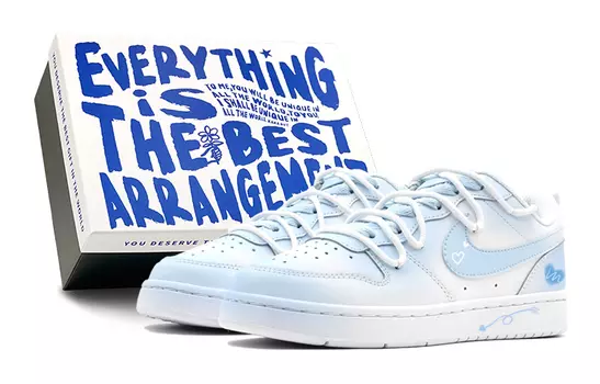 Женская обувь для скейтбординга Nike, Light Blue