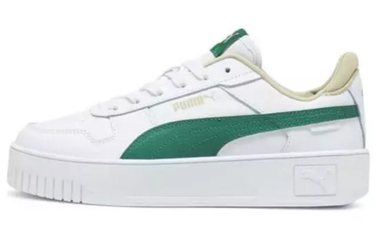 Женская обувь для скейтбординга Puma Carina, White/Green