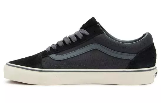 Женская обувь для скейтбординга Vans Old Skool, Black/Blue