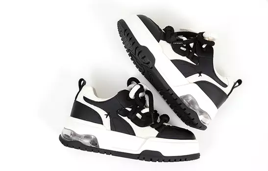 Женская обувь для скейтбординга Woos Bobo, Черный Красный