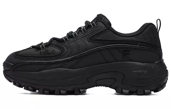 Кроссовки FILA Fashion Sneakers Casual Shoes Women's Low-Top Black