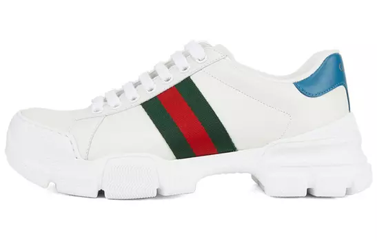 Женские кроссовки Gucci, белый/голубой