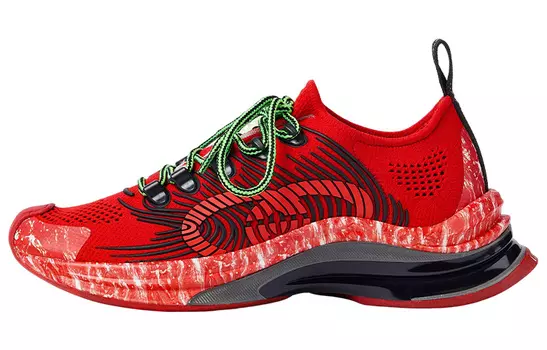 Кроссовки женские Gucci Run, красный