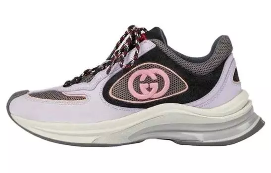 Кроссовки женские Gucci Run, светло-фиолетовый