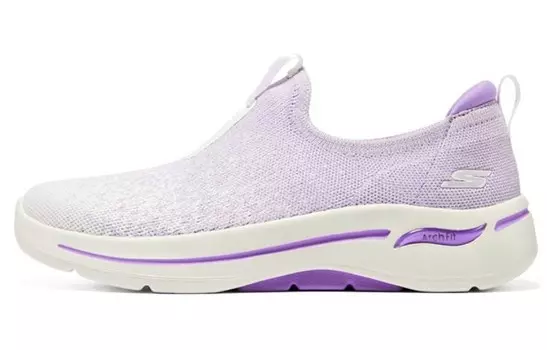 Женская обувь Lifestyle с низким верхом, белая/фиолетовая Skechers