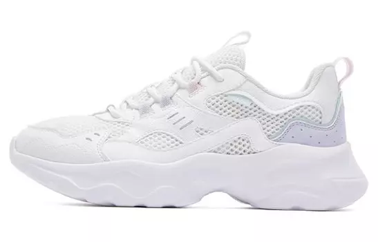 Женская обувь Lifestyle с низким верхом, белая/фиолетовая Qiaodan