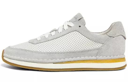 Женская обувь Lifestyle с низким верхом, белая/серая Clarks