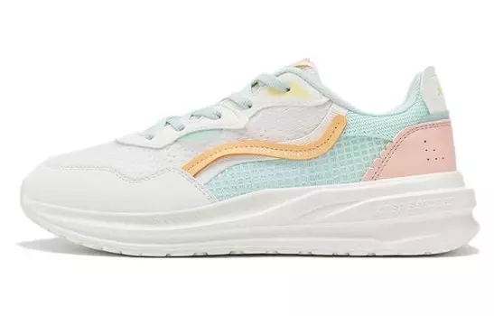 Женская обувь Lifestyle с низким верхом, белая/зеленая/розовая Xtep