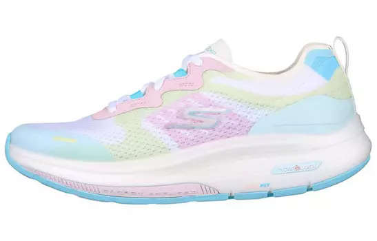 Женская обувь Lifestyle с низким верхом, белая/бирюзовая Skechers