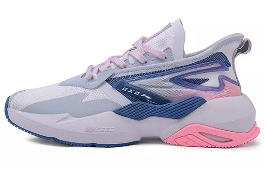 Женская обувь Lifestyle с низким верхом, белая/синяя Lining