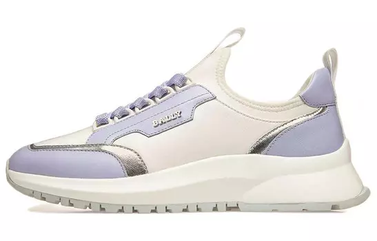 Женская обувь Lifestyle с низким верхом, белая/фиолетовая Bally