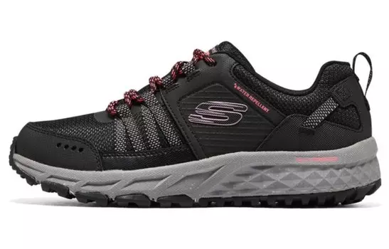 Женская обувь Lifestyle с низким верхом, черная/розовая Skechers