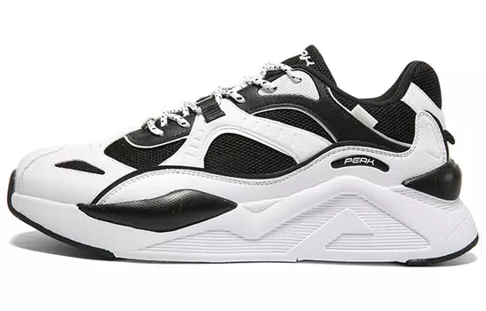 Женская обувь Lifestyle с низким верхом, черного/белого цвета Peak