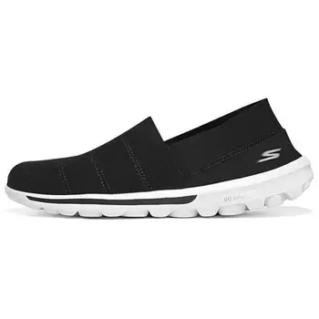 Женская обувь Lifestyle с низким верхом, черного/белого цвета Skechers