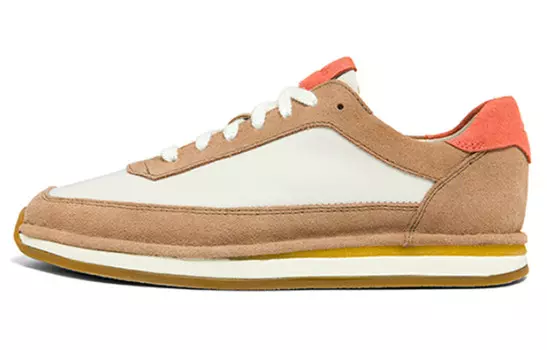 Женская обувь Lifestyle с низким верхом, кораллово-красного цвета Clarks