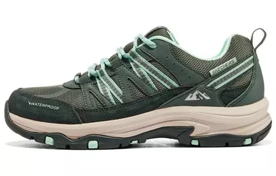Женская обувь Lifestyle с низким верхом, оливково-зеленого цвета Skechers