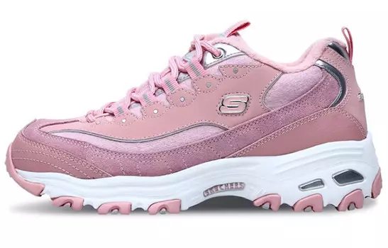 Женская обувь Lifestyle с низким верхом, розовая/белая Skechers