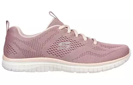 Женская обувь Lifestyle с низким верхом, розовая/белая Skechers