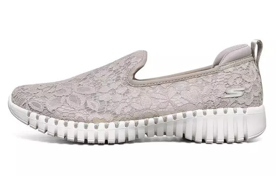 Женская обувь Lifestyle с низким верхом, серая/коричневая Skechers