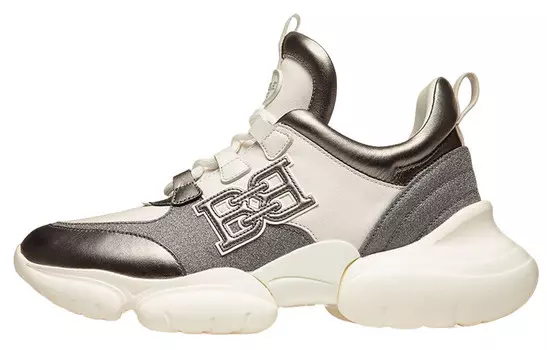 Женская обувь Lifestyle с низким верхом, серая/белая Bally