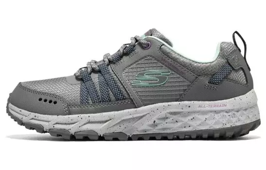 Женская обувь Lifestyle с низким верхом, серая/светло-зеленая Skechers