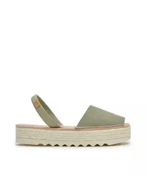 Женская обувь Menorcan на платформе CASTELL MENORCA, светло-зеленый