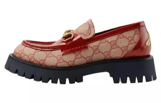 Лоферы женские Gucci, красный