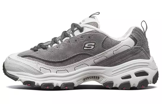 Кроссовки Skechers Casual Shoes Women's Low-Top Charcoal Gray/Black