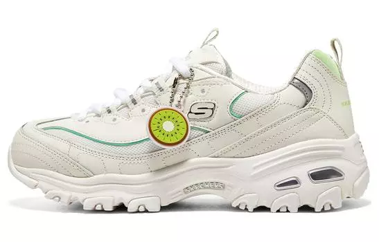 Кроссовки Skechers D'Lites 1.0 Shoes 'Cream White Green' Women's