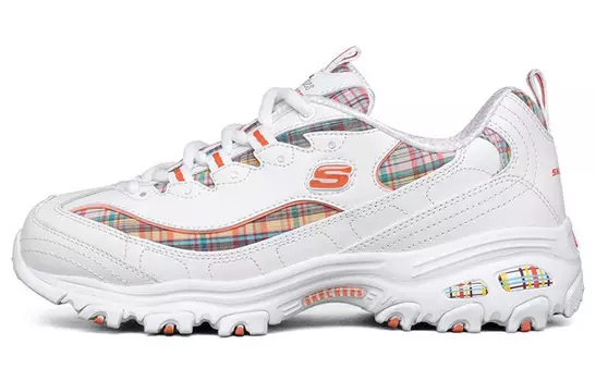 Кроссовки Skechers D Lites 1.0 Low Top Running Shoes White Women's