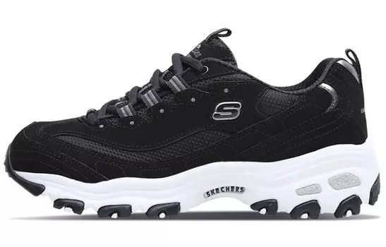 Кроссовки Skechers D Lites Sneakers Black/Silver Women's