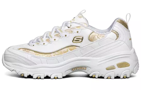 Кроссовки Skechers D Lites 1.0 White/Gold Women's