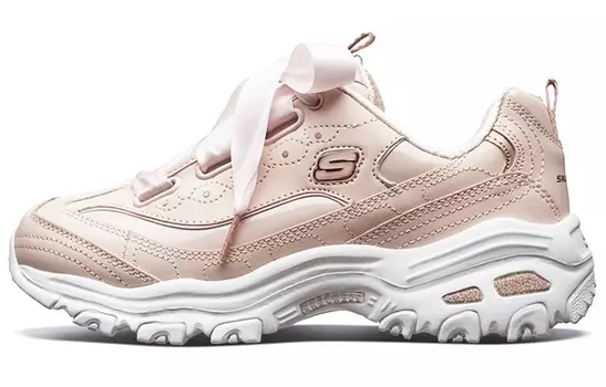 Кроссовки Skechers Casual Shoes Women's Low-Top Light Pink/White