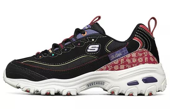 Кроссовки Skechers D Lites Low-Top Running Shoes Wm Black Women's