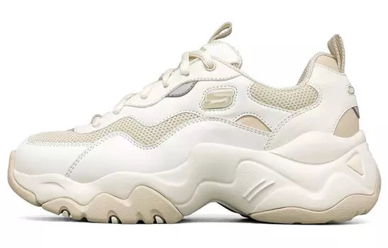 Кроссовки Skechers D'LITES 3.0 Casual Shoes Women's Low-Top White Beige