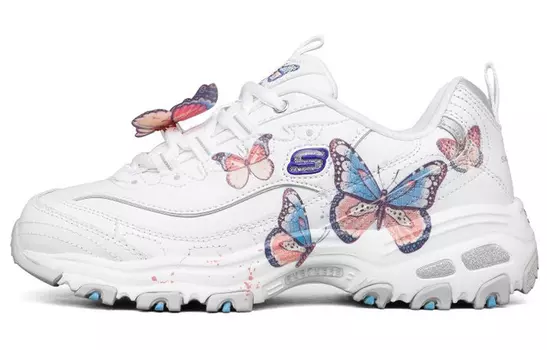 Кроссовки Skechers D'lites Casual Female, белый/мультиколор