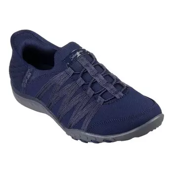 Женская обувь Skechers Hands Free Slip-ins Relaxed Fit Breathe Easy Roll With Me, темно-синий