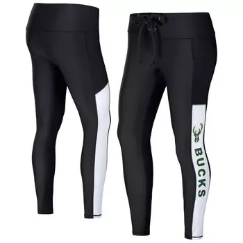 Женская одежда Erin Andrews: черные леггинсы Milwaukee Bucks