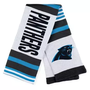 Женская одежда Erin Andrews Жаккардовый полосатый шарф Carolina Panthers