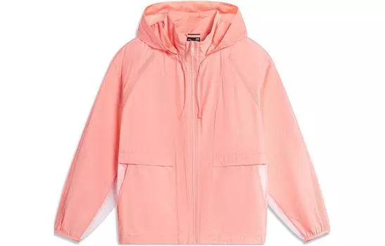 Женская одежда LiNing Sports Life Collection с защитой от солнца, цвет «Камелия-Розовый»