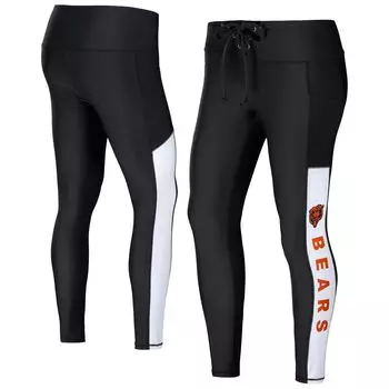 Женская одежда от Erin Andrews Черные леггинсы Chicago Bears