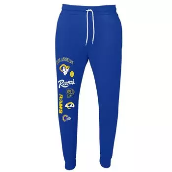 Женская одежда от Erin Andrews Спортивные штаны Royal Los Angeles Rams Palm Tree Jogger