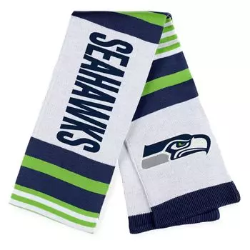 Женская одежда от Erin Andrews Жаккардовый полосатый шарф Seattle Seahawks