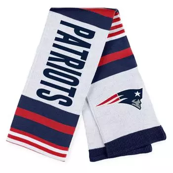 Женская одежда от Erin Andrews Жаккардовый полосатый шарф New England Patriots