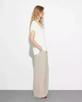 Женская однотонная безрукавка Woman El Corte Ingls, цвет 120 Crudo