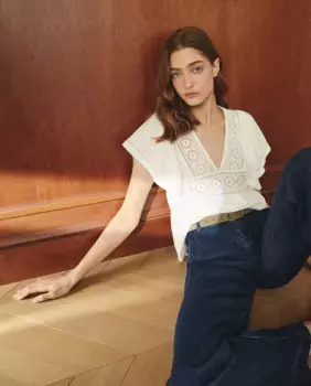 Женская однотонная футболка с коротким рукавом Lloyd's, белый