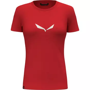 Женская однотонная футболка с выпуском DRI Salewa, красный