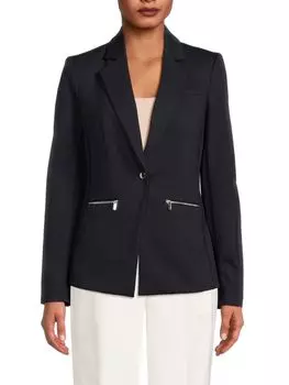 Женская однотонная куртка Rany Calvin Klein, темно-синий